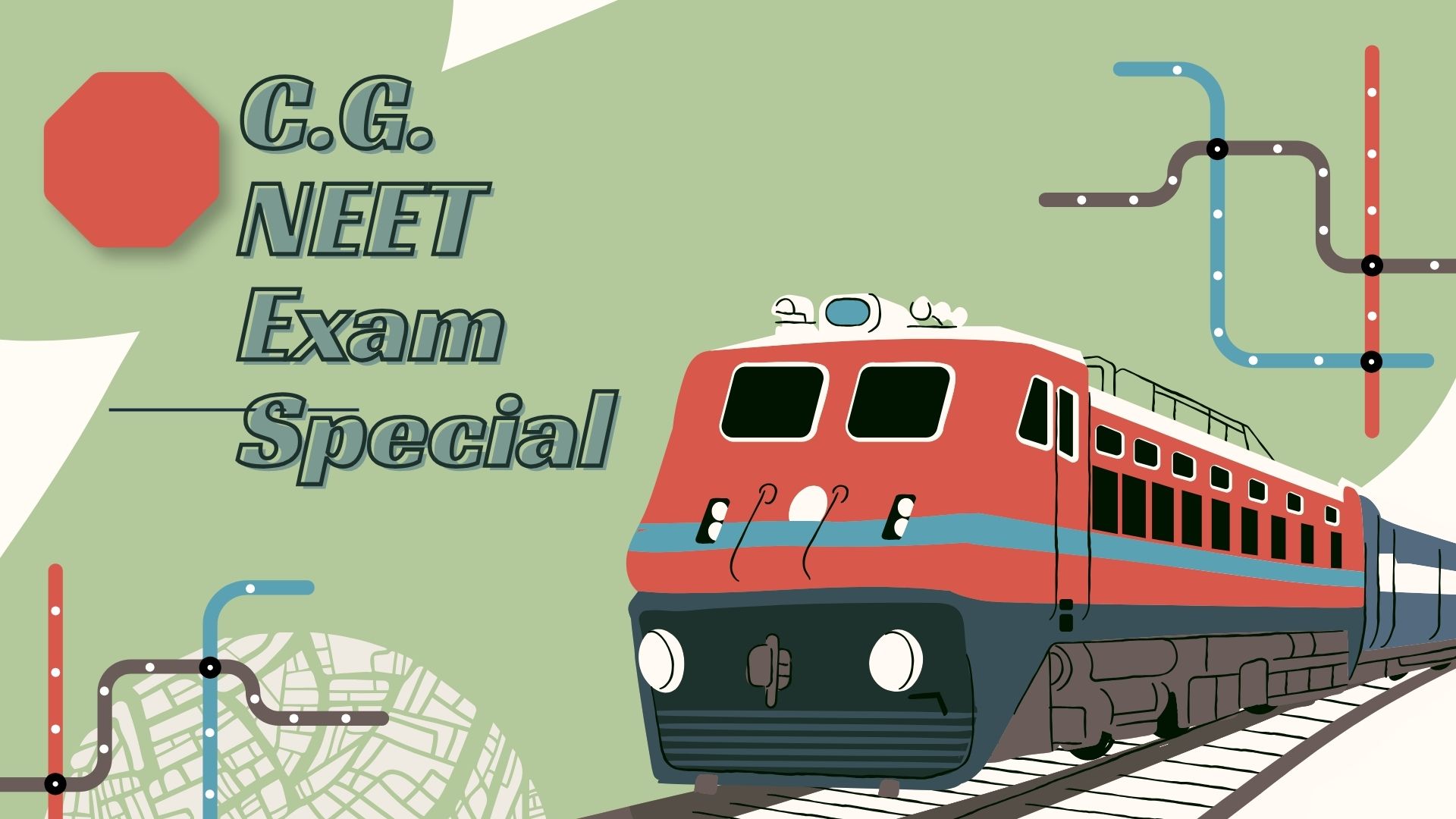 NEET Exam Special Train Schedule CG Raipur Bilaspur